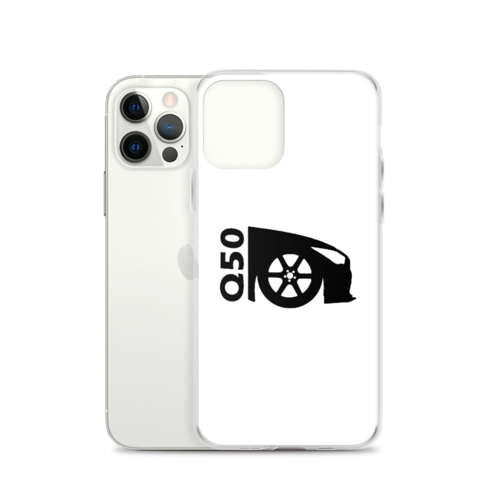 Q50 iPhone Case White - VQ Fanatics