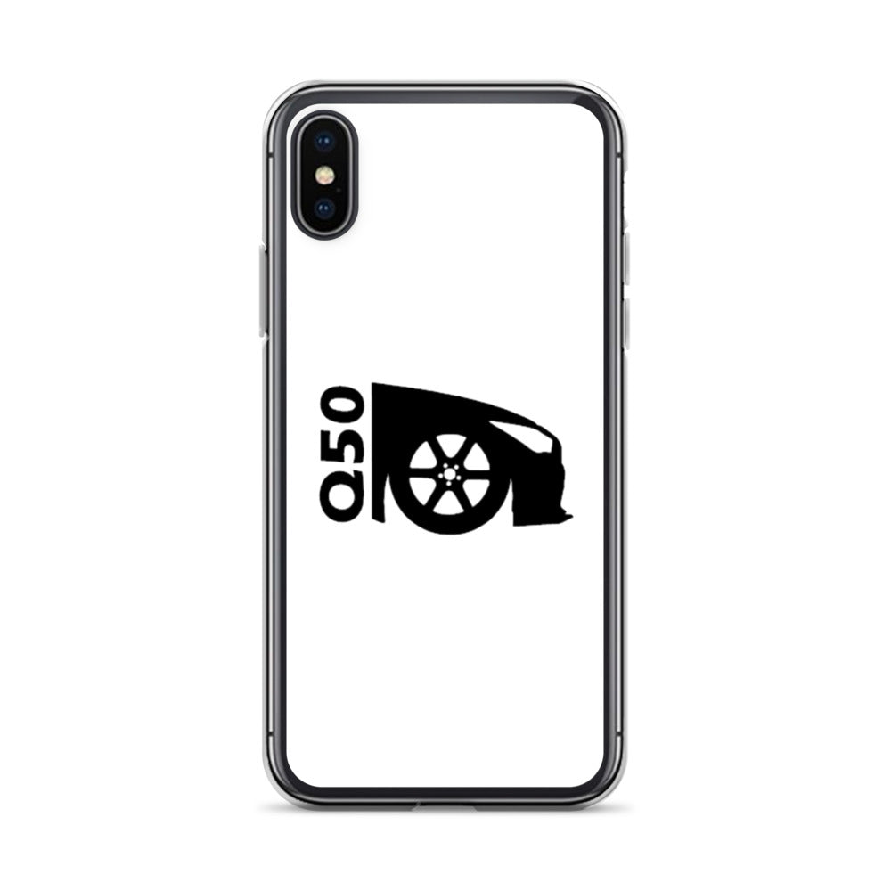 Q50 iPhone Case White - VQ Fanatics