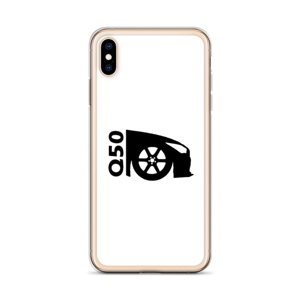 Q50 iPhone Case White - VQ Fanatics