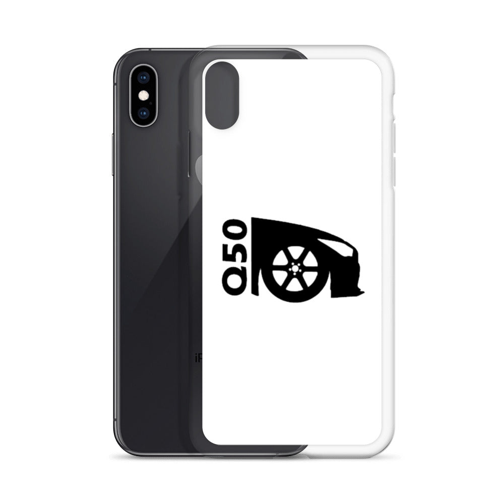 Q50 iPhone Case White - VQ Fanatics