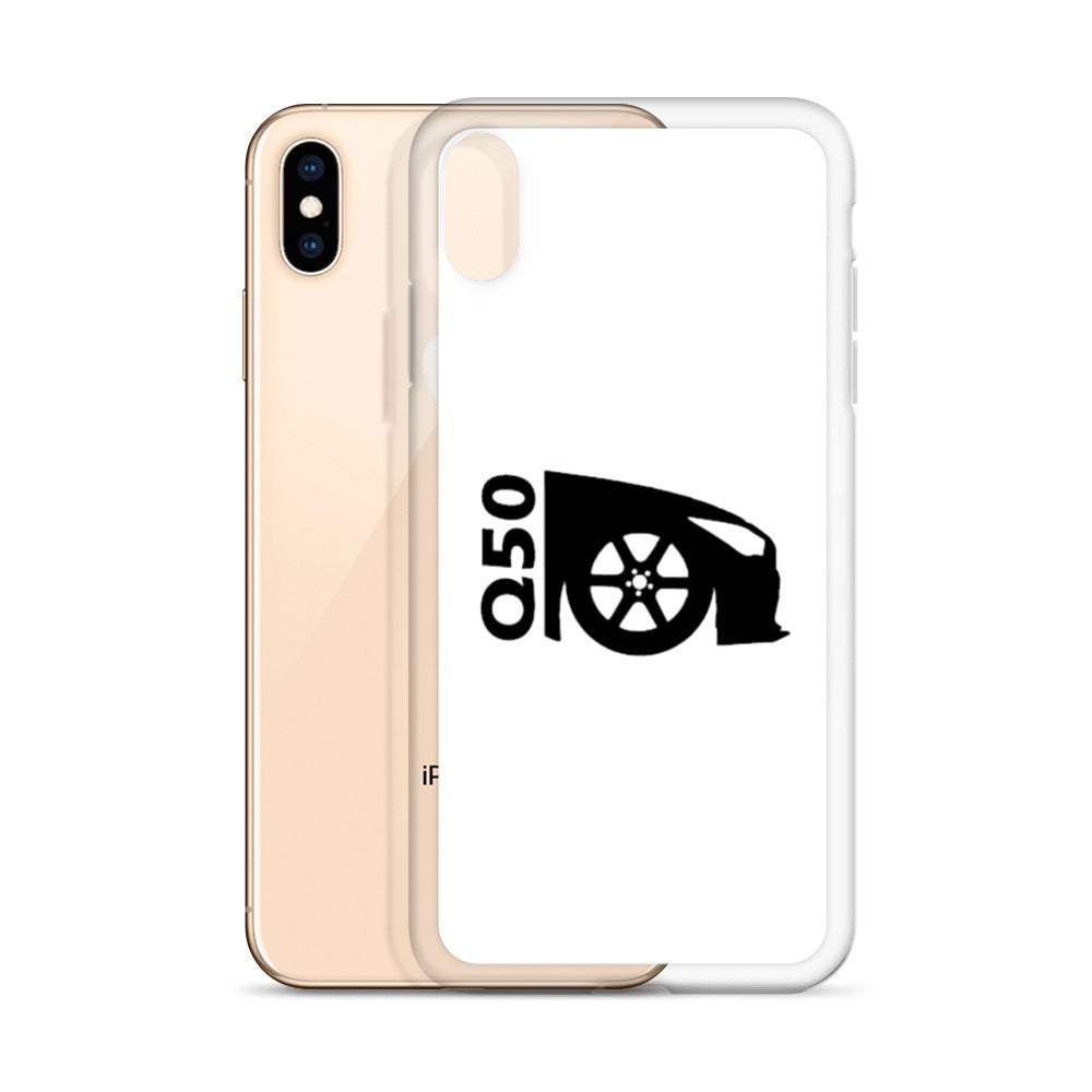 Q50 iPhone Case White - VQ Fanatics