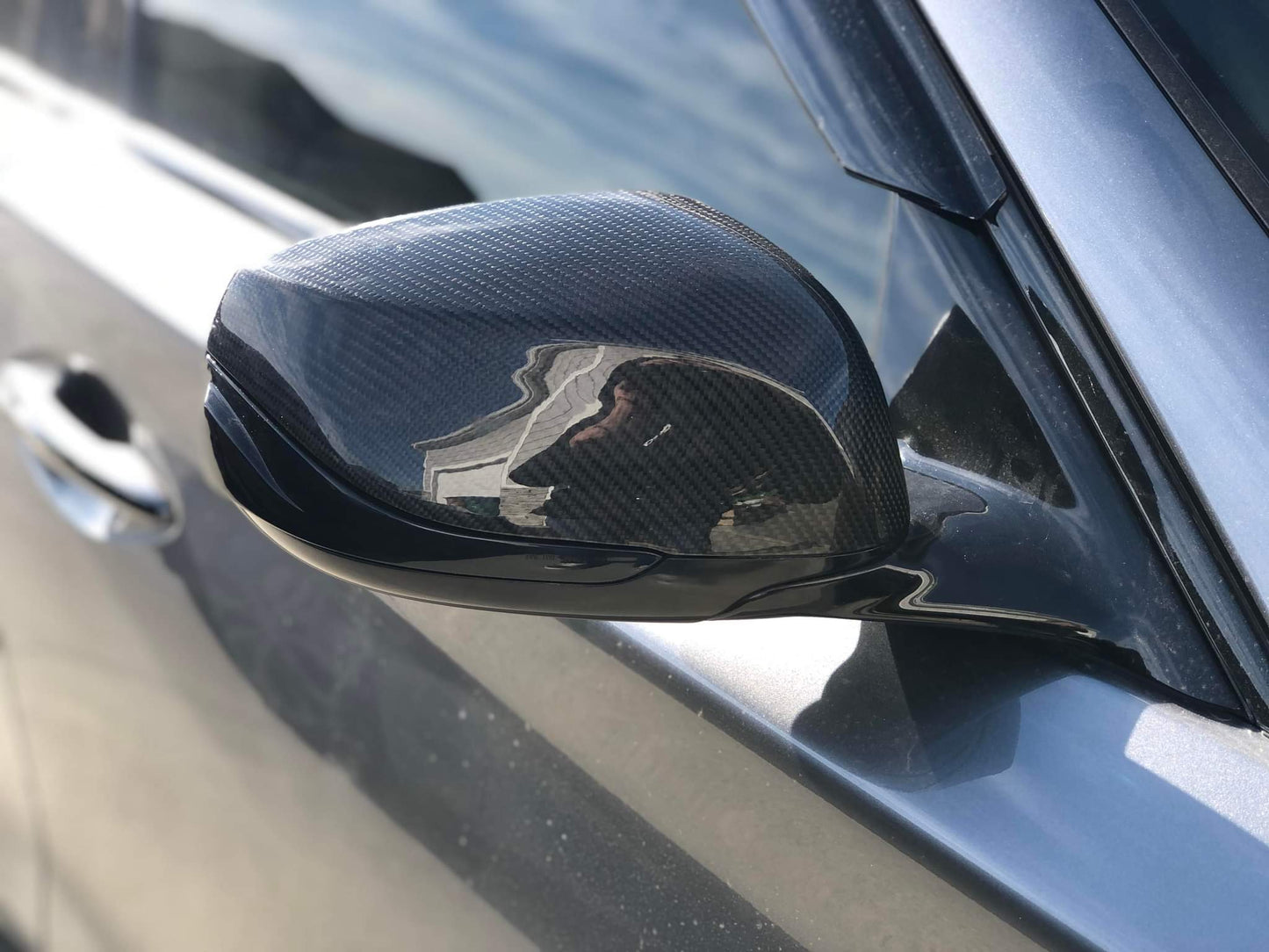 Q50 Q60 OEM+ Carbon Fiber Mirror Caps - VQ Fanatics